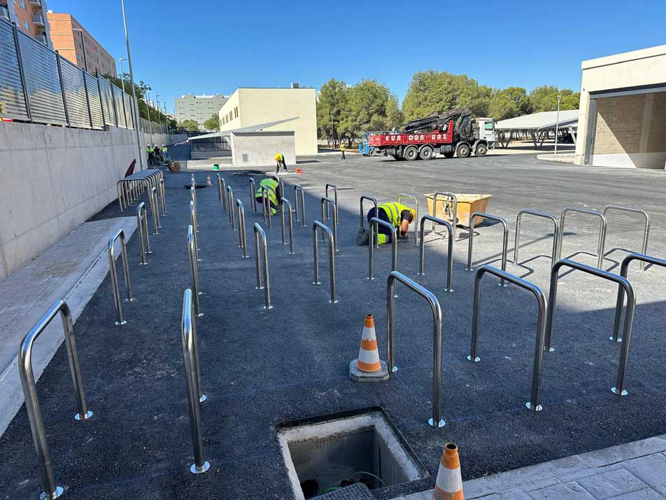 Aparcabicicletas, sostenible y saludable